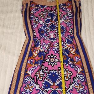 Vibrant Floral Sleeveless Dress